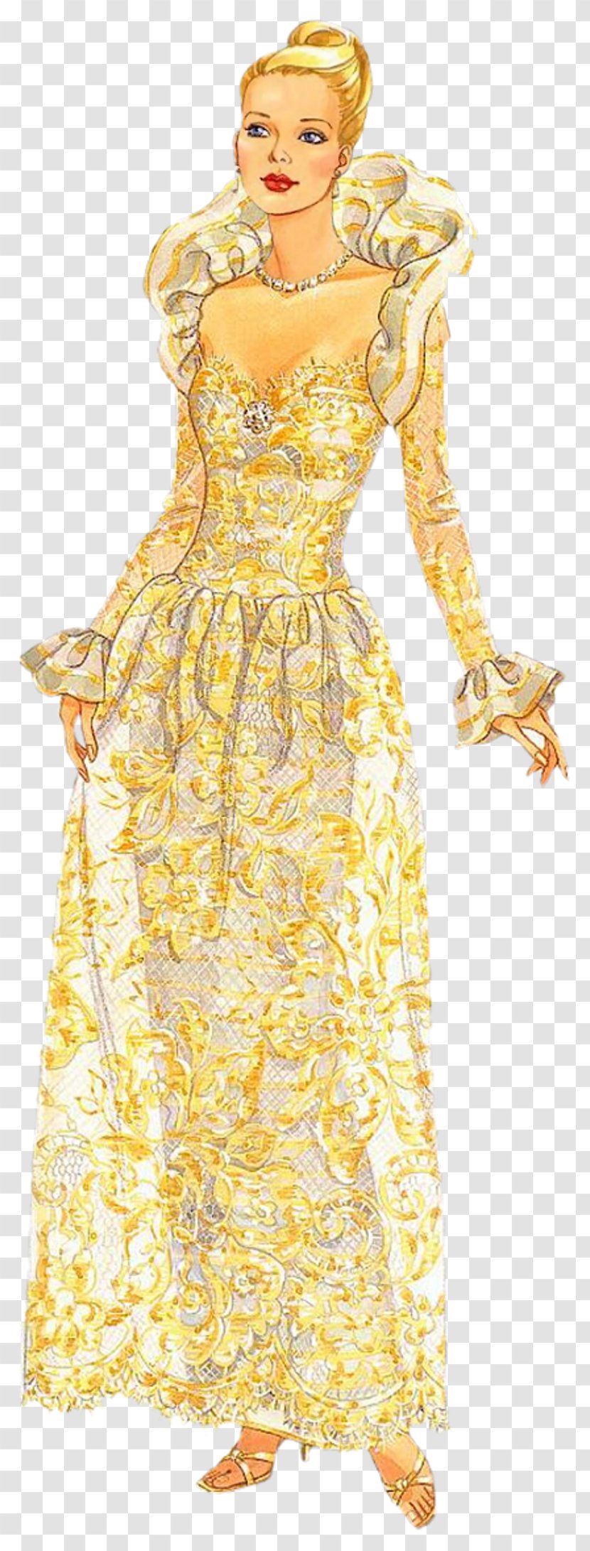 Costume Design Human Hair Color Gown - Frame - Dress Transparent PNG