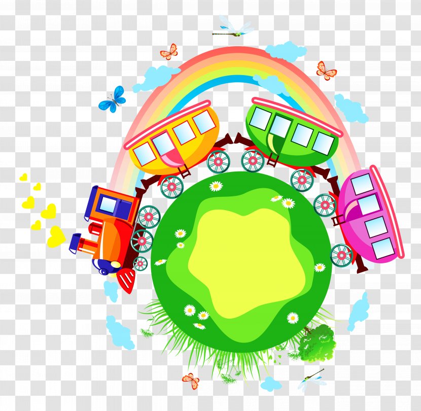 Train Car Clip Art - World - Kids Toys Transparent PNG