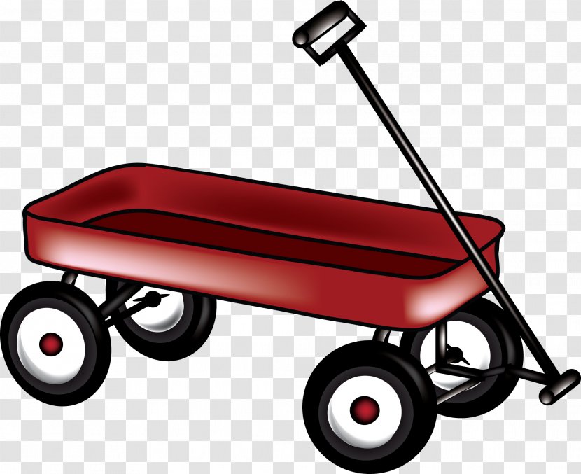Covered Wagon Radio Flyer Clip Art - Toy - Cliparts Transparent PNG