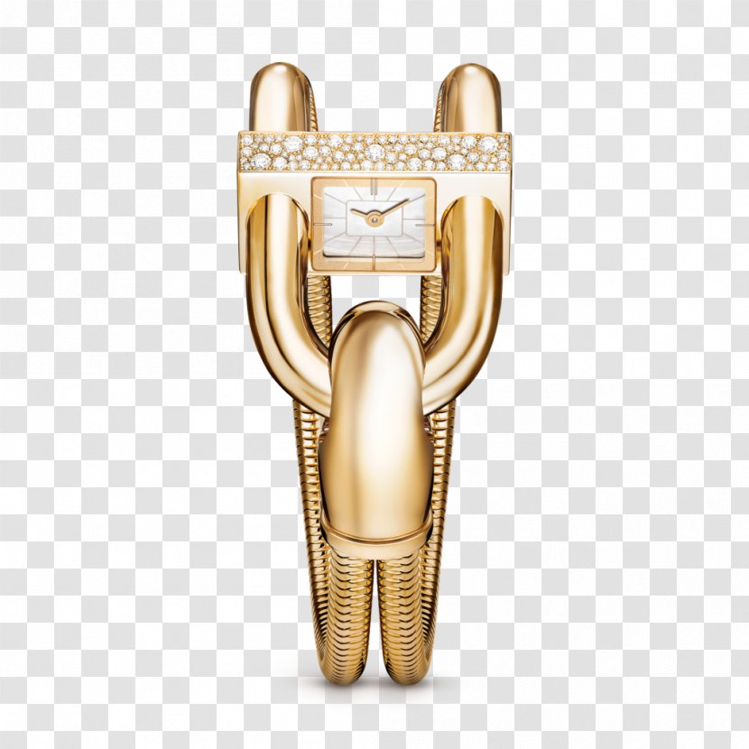 Van Cleef & Arpels Earring Watch Jewellery Gold Transparent PNG