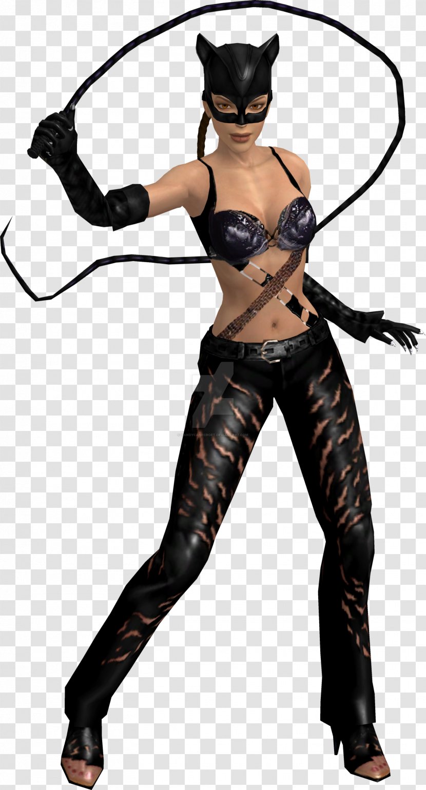 Catwoman Batman: Arkham Knight Lara Croft Film - Flower Transparent PNG