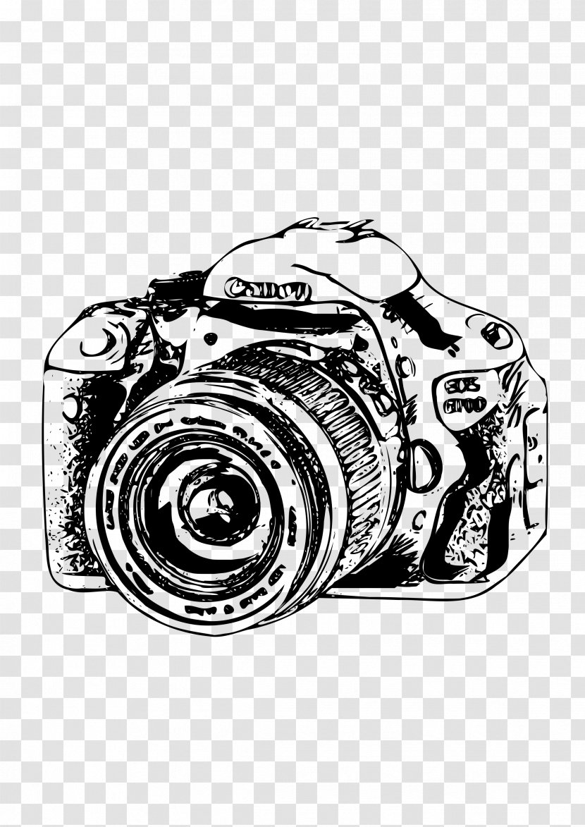 Canon EOS Camera Photography Clip Art - Drawing Transparent PNG