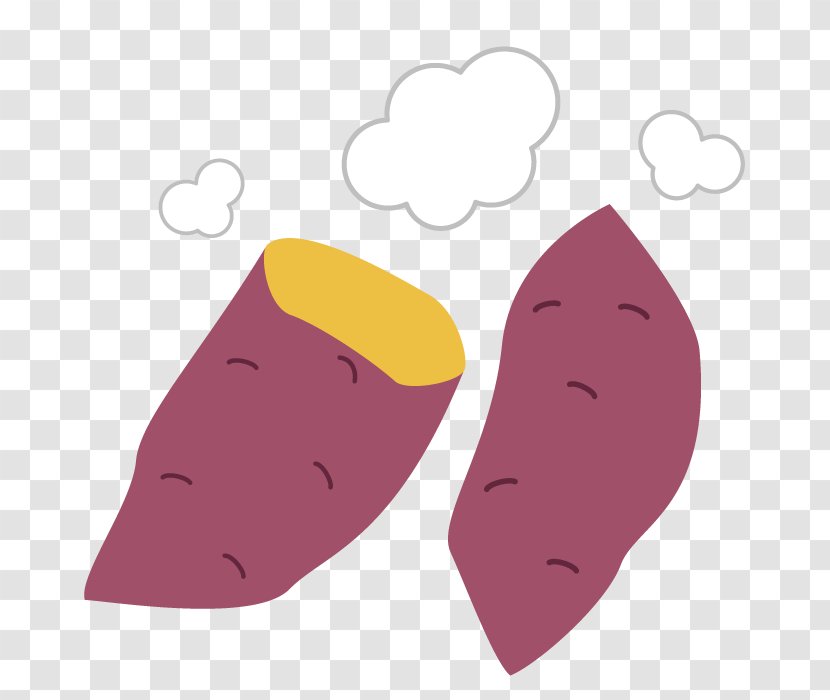 Roasted Sweet Potato Potatoes Illustration Food Autumn - Silhouette Transparent PNG