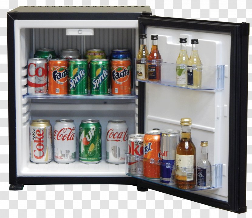 Refrigerator Minibar Hotel Amenity - Major Appliance - Fridge Transparent PNG