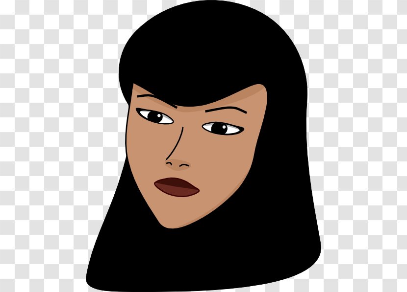 Women In Islam Woman Clip Art - Cartoon - Black Clipart Transparent PNG