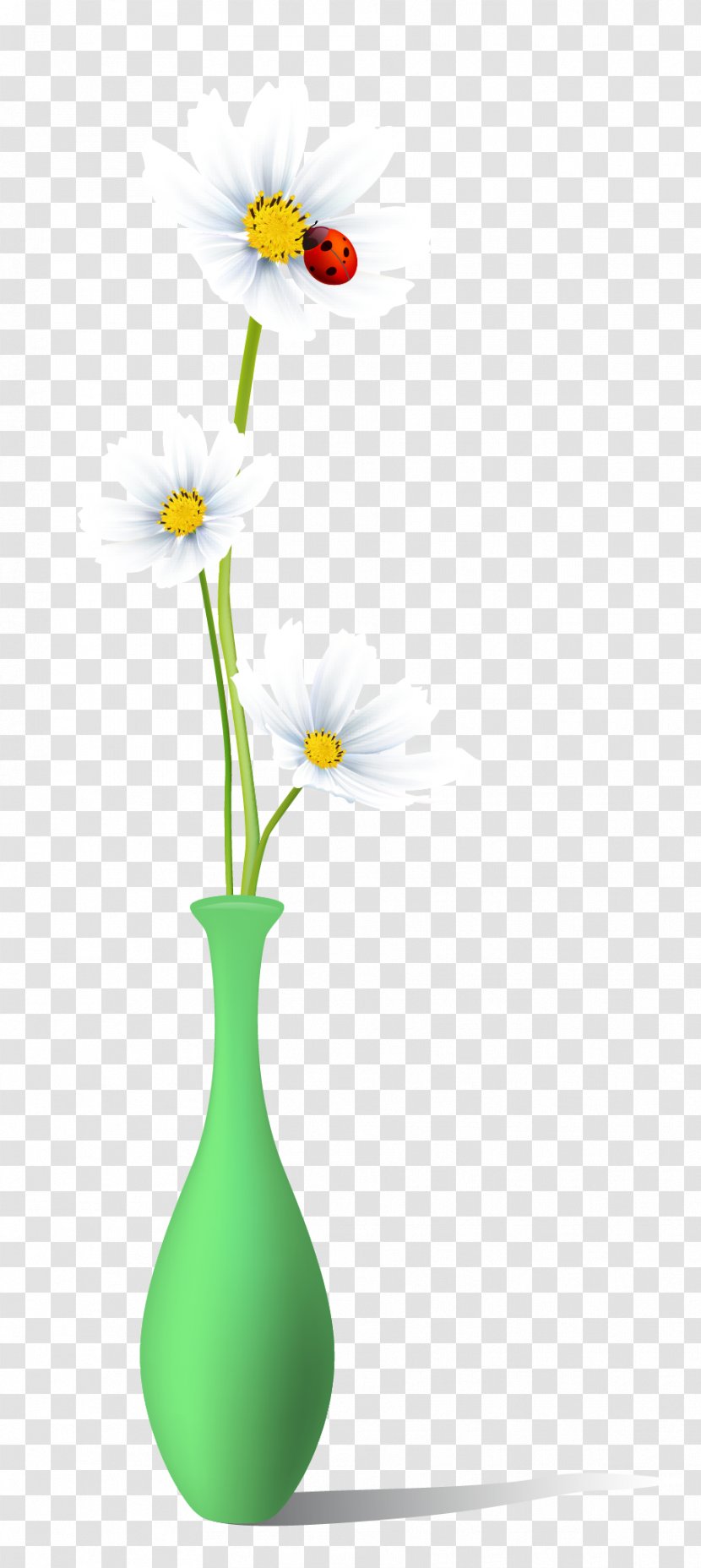 Vase Icon - Flowers Ladybird Transparent PNG