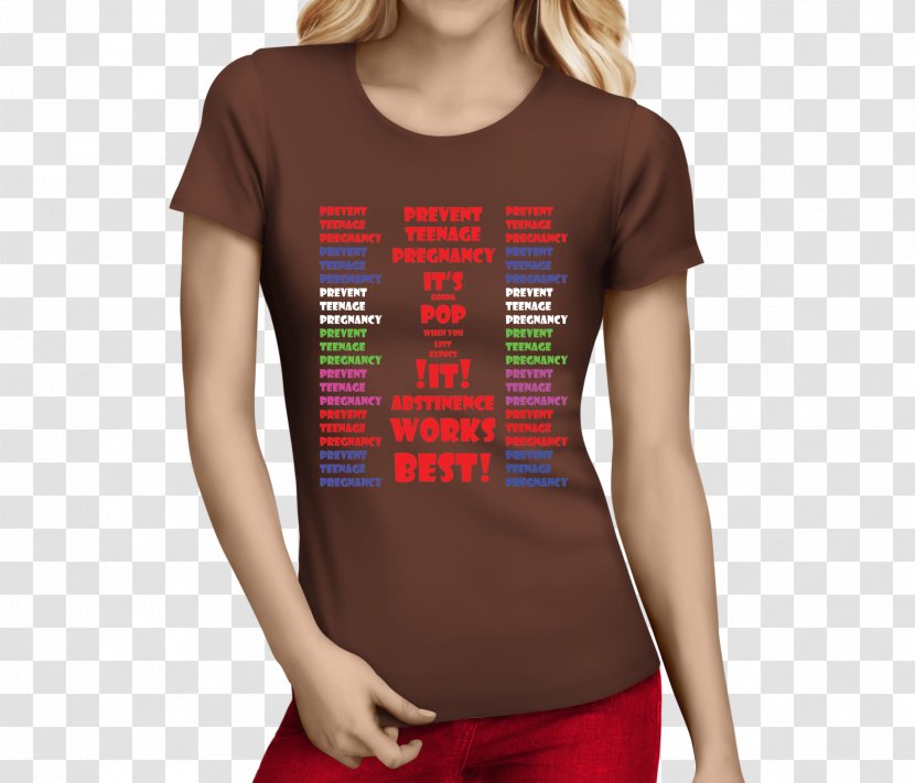 Printed T-shirt Hoodie Amazon.com - Sleeve - Teenage Pregnancy Transparent PNG