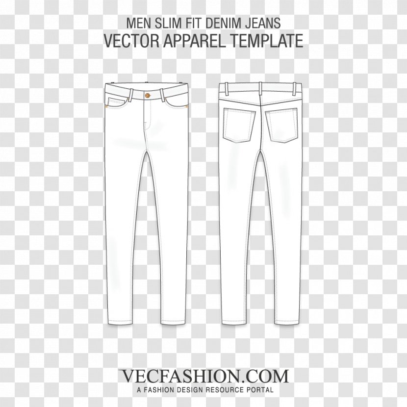 Product Design Pants Line - Trousers Transparent PNG