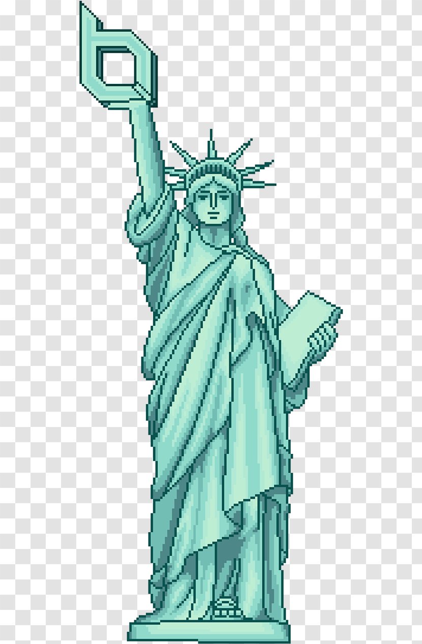 Statue Of Liberty National Monument Transparency Design - United States - Green Transparent PNG
