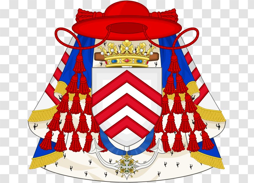 Triple Portrait Of Cardinal De Richelieu Coat Arms Duke Siege La Rochelle - 9 September - France Transparent PNG