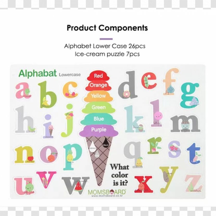 Alphabet Child Letter Case 10X10 Craft Magnets - Toy - 4moms Transparent PNG