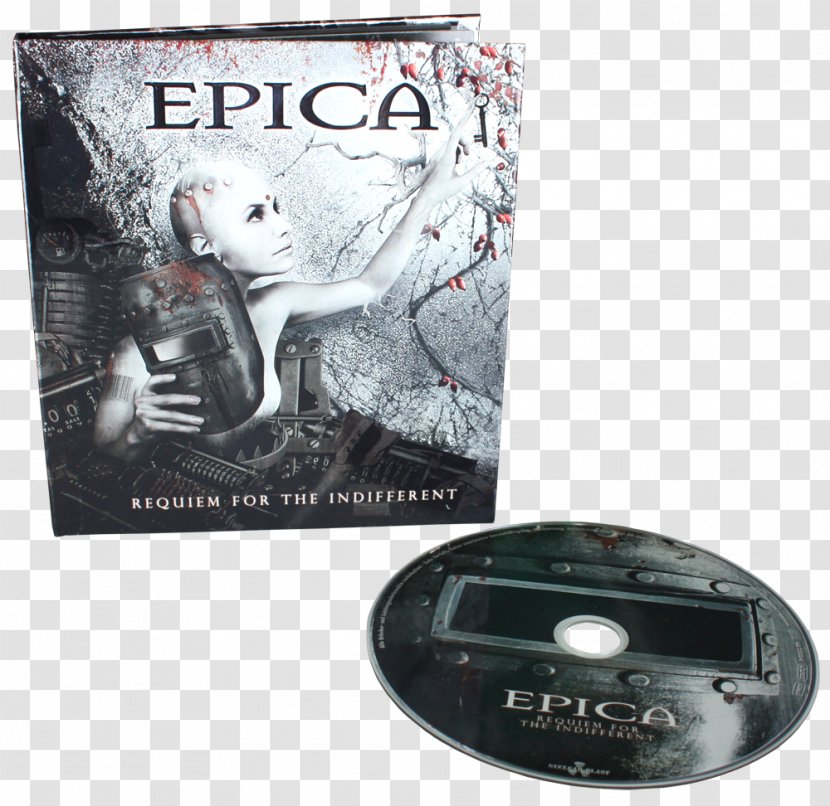 Requiem For The Indifferent Epica Design Your Universe Classical Conspiracy Nuclear Blast - Compact Disc Transparent PNG