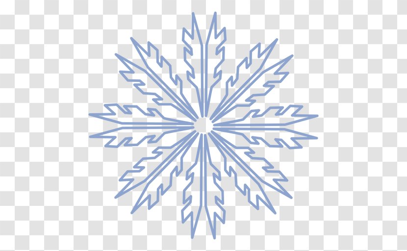 Snowflake Cartoon - Symmetry - Ornament Transparent PNG