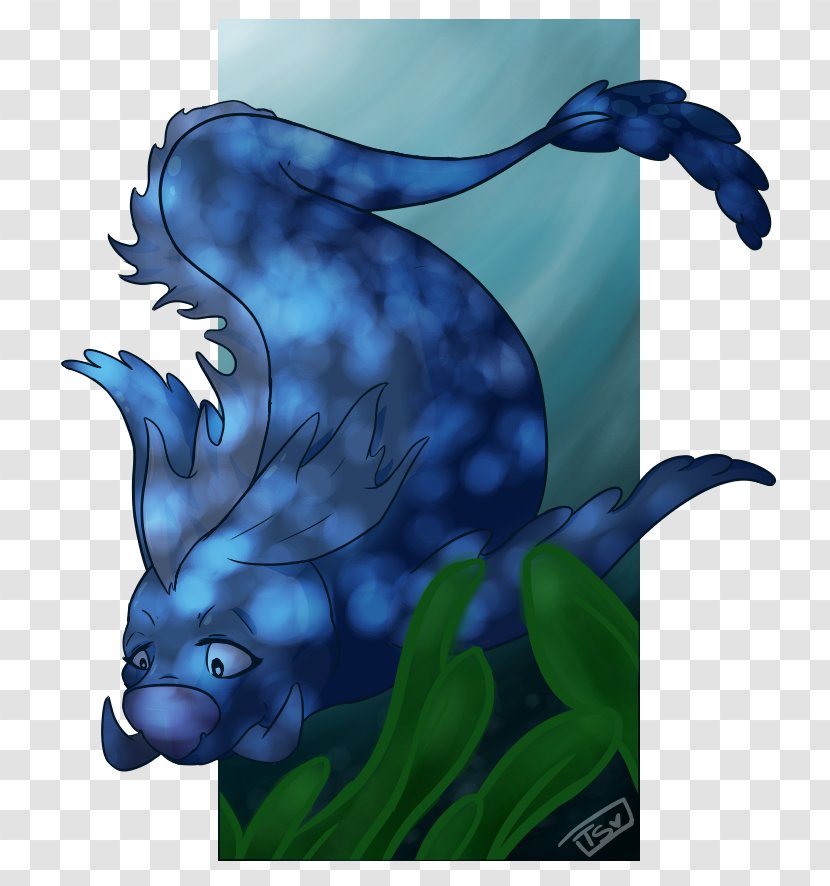 Marine Mammal Biology Cobalt Blue Dragon Transparent PNG