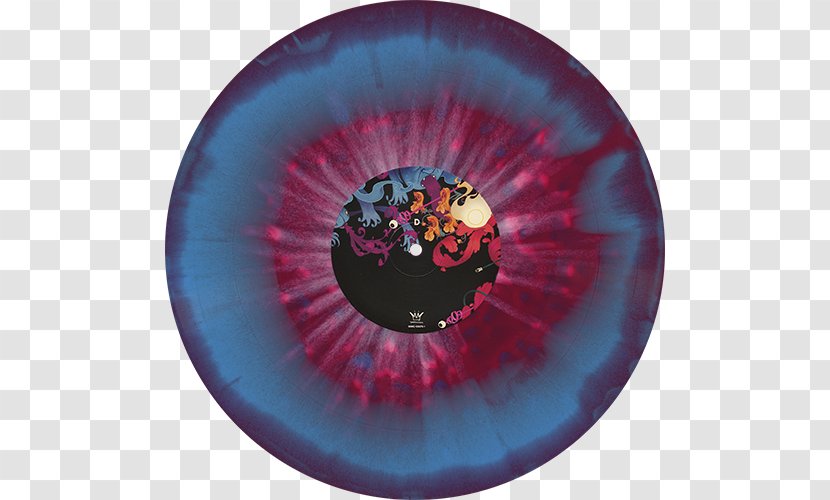 Semi Hendrix Breakfast At Banksy's Phonograph Record Magenta Purple - Iris - Yellow Melon Juice Transparent PNG