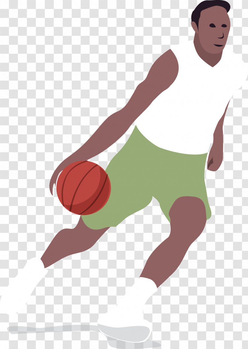 Basketball Player Sport Volleyball - Cartoon Vector Transparent PNG