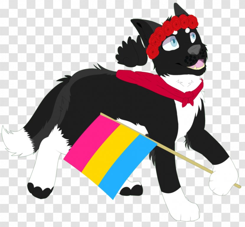 Whiskers Dog Cat Clip Art Illustration - Black - Furry Pride Badge Transparent PNG