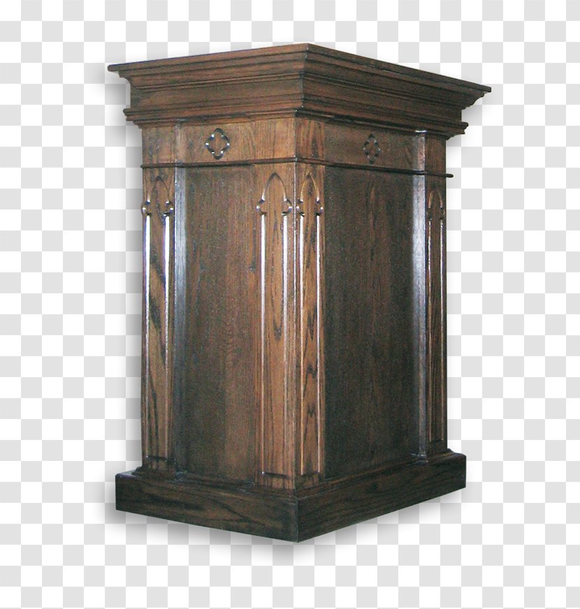 Furniture Pulpit Kerkmeubilair Antique Chair - American Transparent PNG