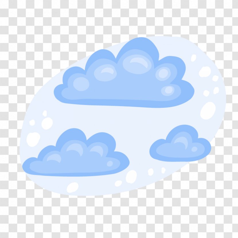Snow Cloud Weather Meteorology - Overcast - Hand-painted Snowy Transparent PNG