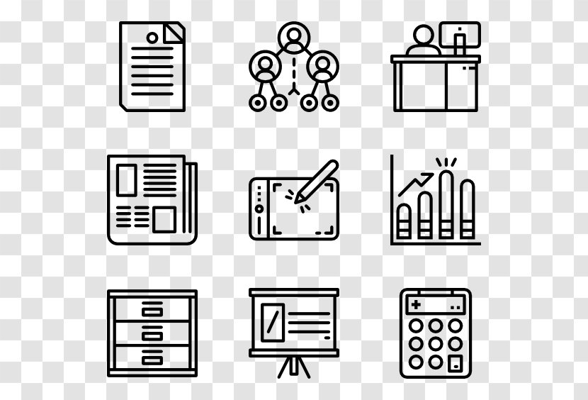 Office Elements - Diagram - Paper Product Transparent PNG