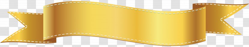 Banner Clip Art - Golden Cliparts Transparent PNG