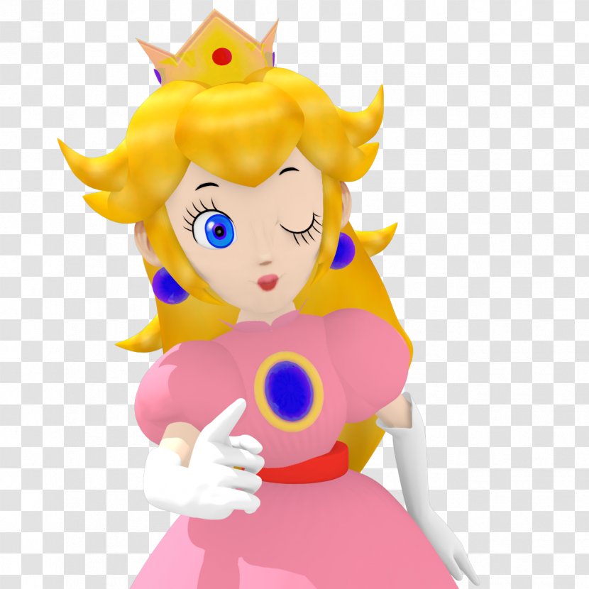 Princess Peach Super Mario 64 Rendering - Animation Transparent PNG