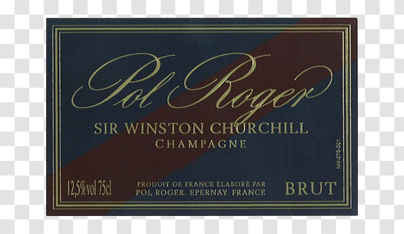 Champagne Wine Pol Roger Apéritif Drink - Winston-churchill Transparent PNG