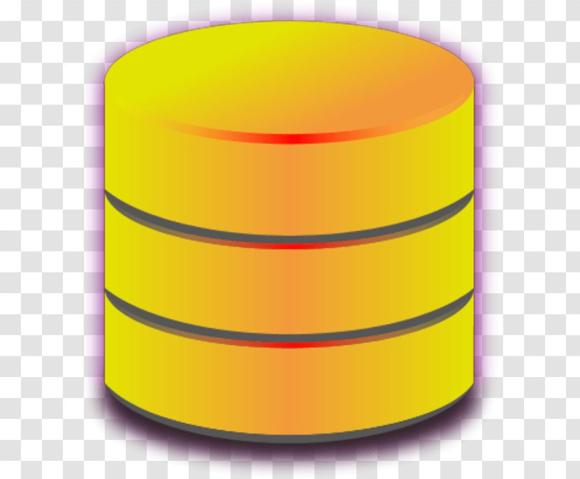 Oracle Database Server Clip Art - Orange - Relational Management System Transparent PNG