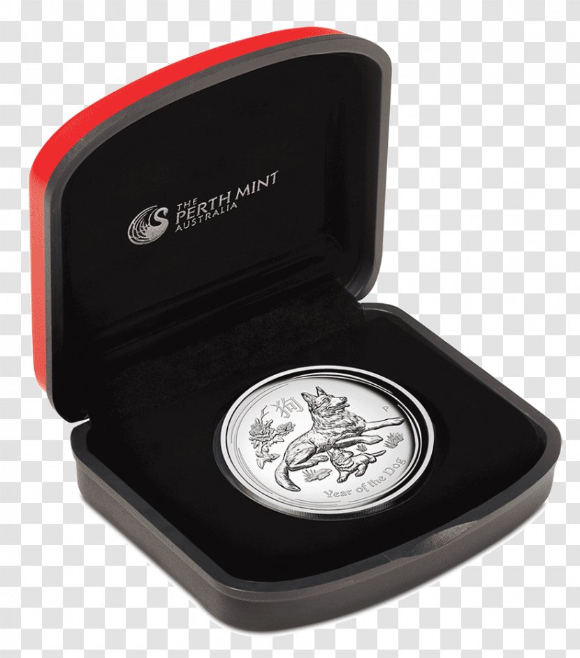 Perth Mint Dog Lunar Series Silver Coin - Money - Proof Coinage Transparent PNG