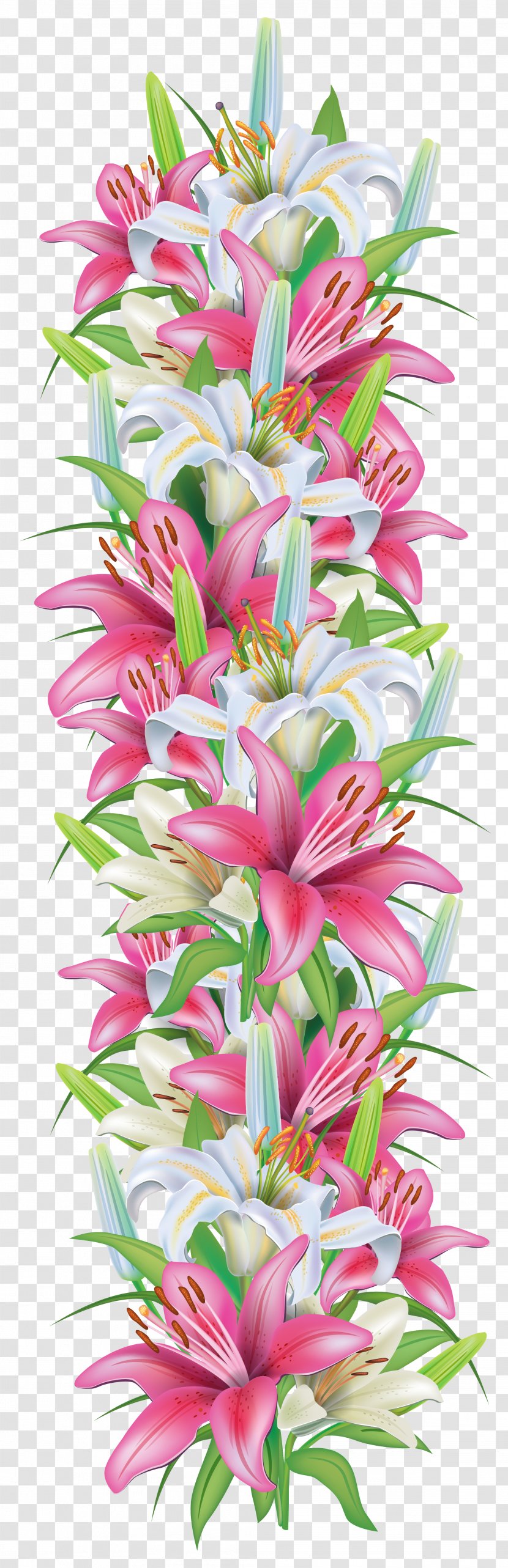 Paper Decoupage Watercolor Painting Clip Art - Floral Design - Flower Tropical Transparent PNG