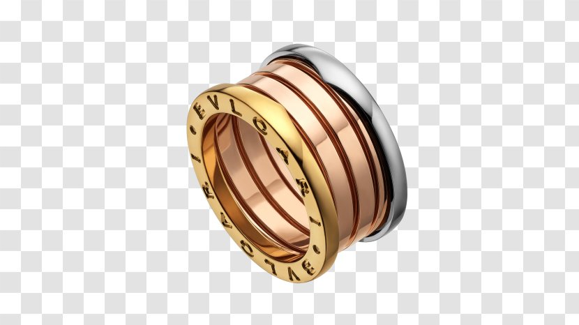 Bulgari Ring Jewellery Colored Gold - Diamond Bling Transparent PNG