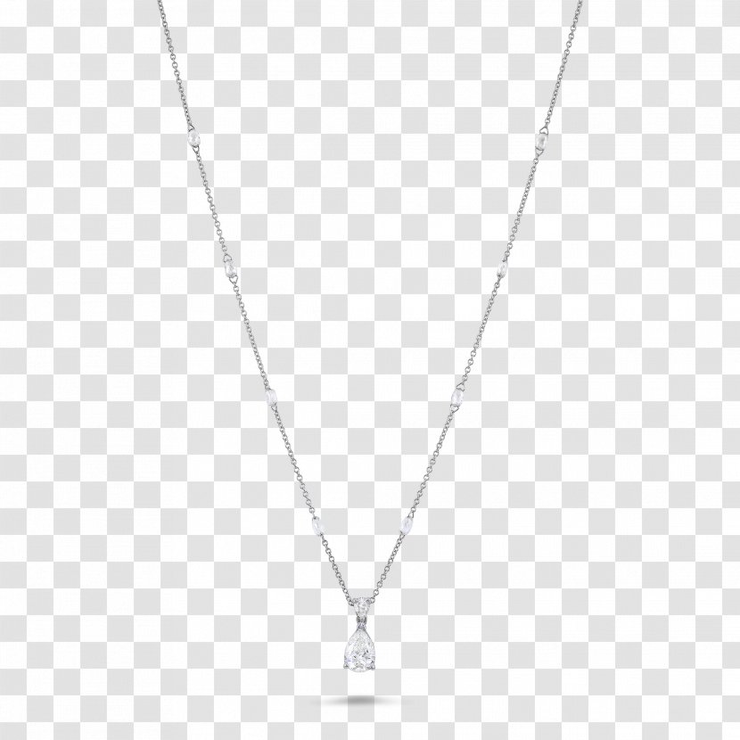 Necklace Charms & Pendants Jewellery Diamond Chain - Cut - Pear Transparent PNG