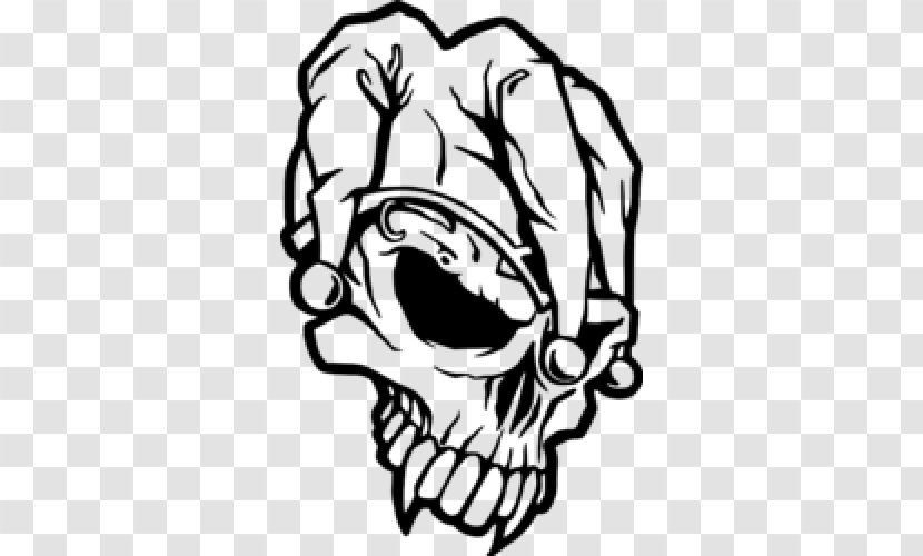Jester Human Skull Symbolism Death Drawing - Flower Transparent PNG