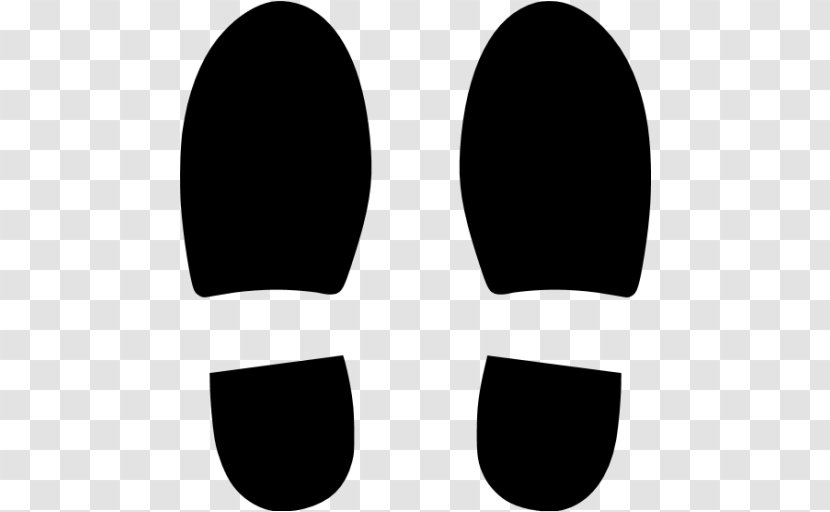 Shoe Size Footprint - Black - Boot Transparent PNG