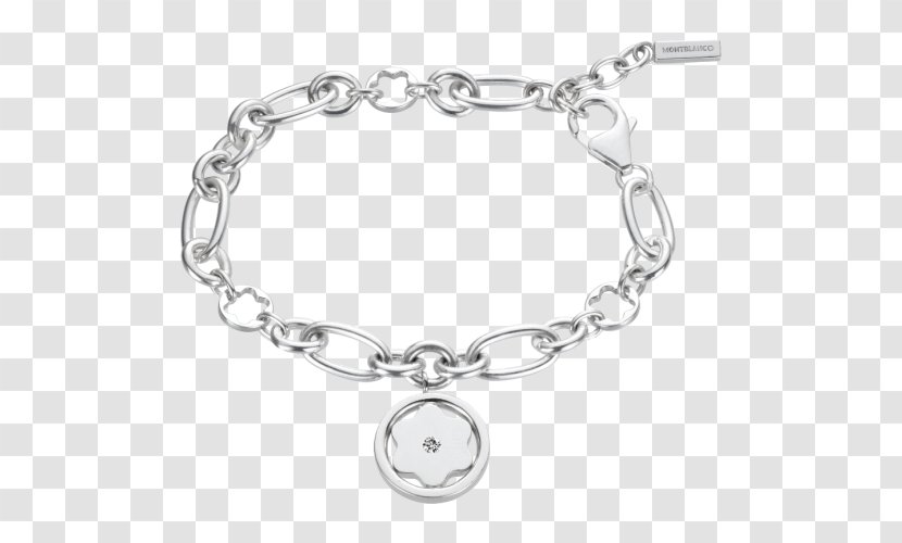 Montblanc Jewellery Bracelet Silver Necklace - Gemstone - The Key Chain Of Violin Transparent PNG