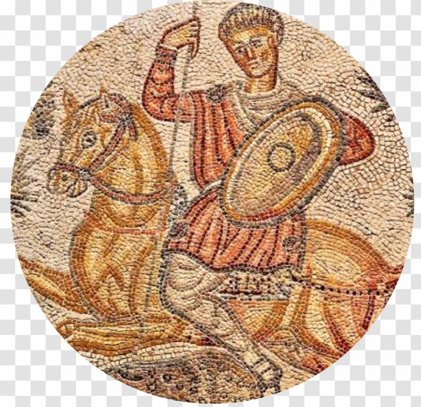 Roman Empire Fishbourne Palace Mosaic Paphos - Coliseo Romano Transparent PNG