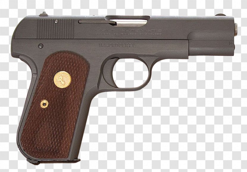 Trigger Firearm Revolver Automatic Colt Pistol Model 1903 Pocket Hammerless Transparent PNG