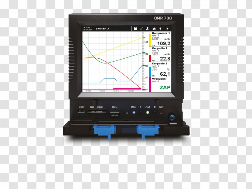 Data Logger Display Device Sensor Electricity Meter Afacere - Computer Hardware - Omr Transparent PNG