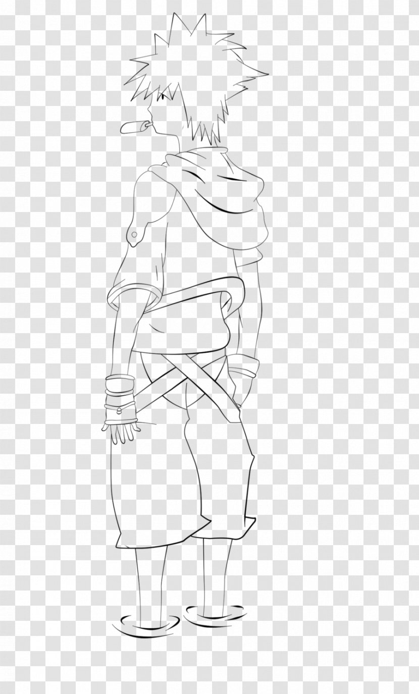 Drawing Line Art Dress Sketch - Fashion Illustration - Loneliness Transparent PNG