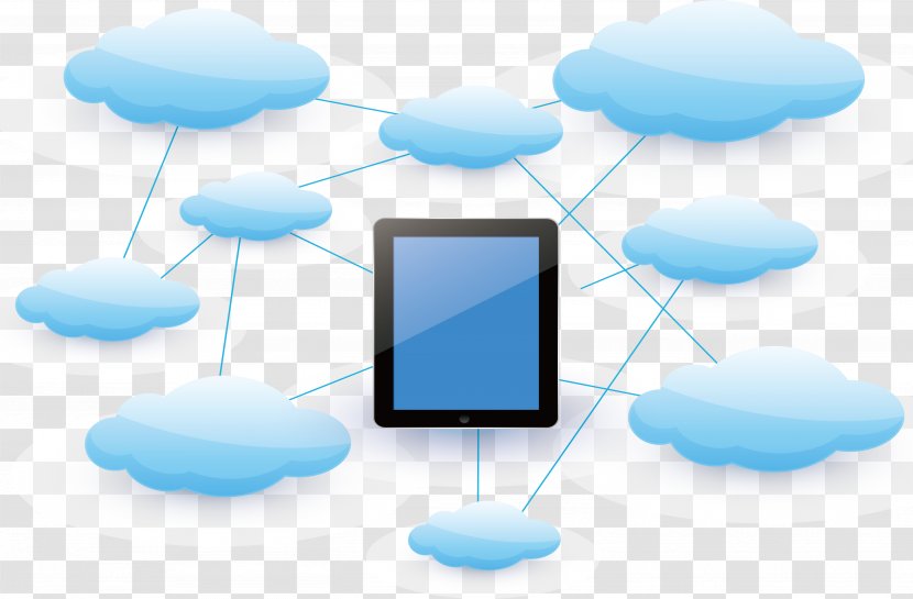 Cloud Computing Wallpaper - Product Design - Black Flat Model Transparent PNG