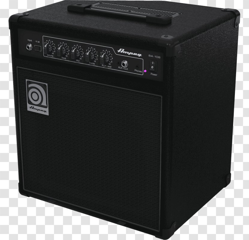 Guitar Amplifier Ampeg BA-108 Bass BA112 V2 75W 1x12 Combo - Heart Transparent PNG