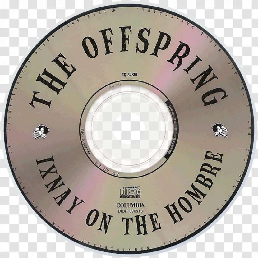 Ixnay On The Hombre Compact Disc Offspring Me & My Old Lady Cool To Hate - Album Transparent PNG