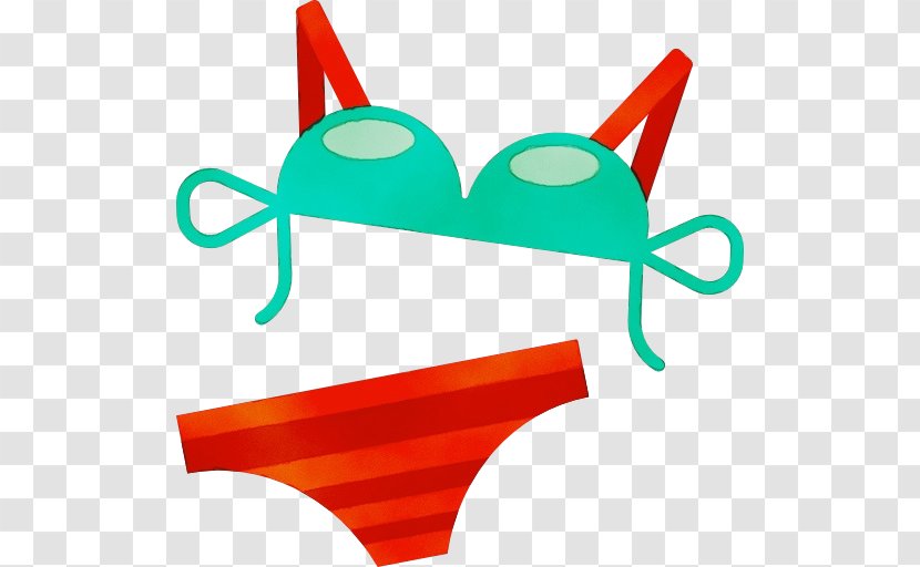 Clothing Swimsuit Bottom Clip Art Swimwear Line - Bikini Top Transparent PNG