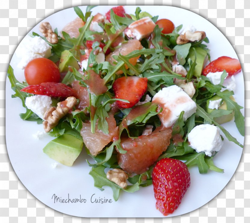 Greek Salad Spinach Smoked Salmon Cuisine Feta - Fruit - Salade DE FRUITS Transparent PNG
