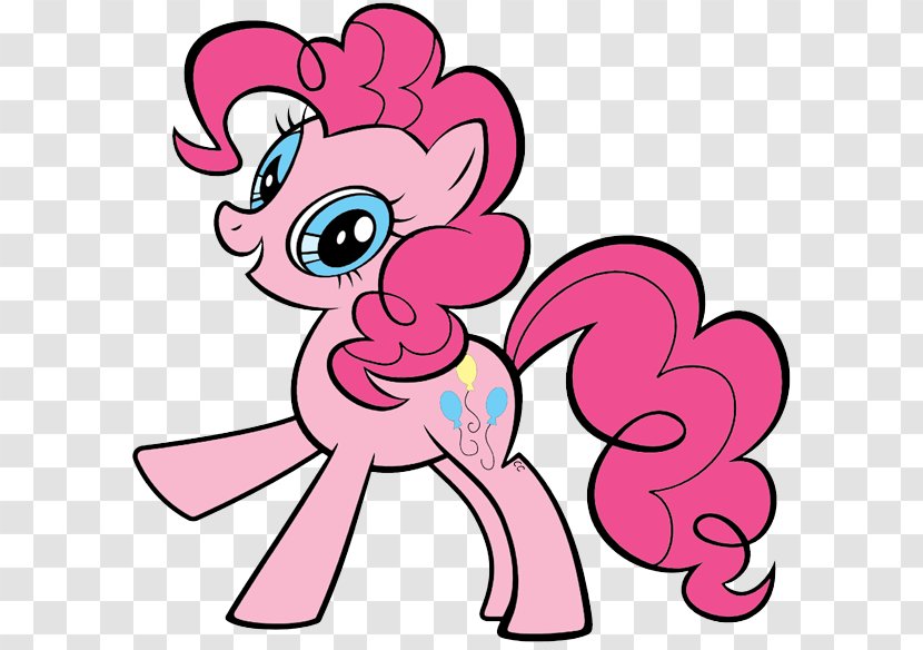 Pinkie Pie Rainbow Dash Coloring Book Pony Drawing - Heart - Clipart My Little Transparent PNG