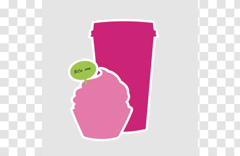 Coffee Latte Tea Cupcake Cafe - Silhouette Transparent PNG