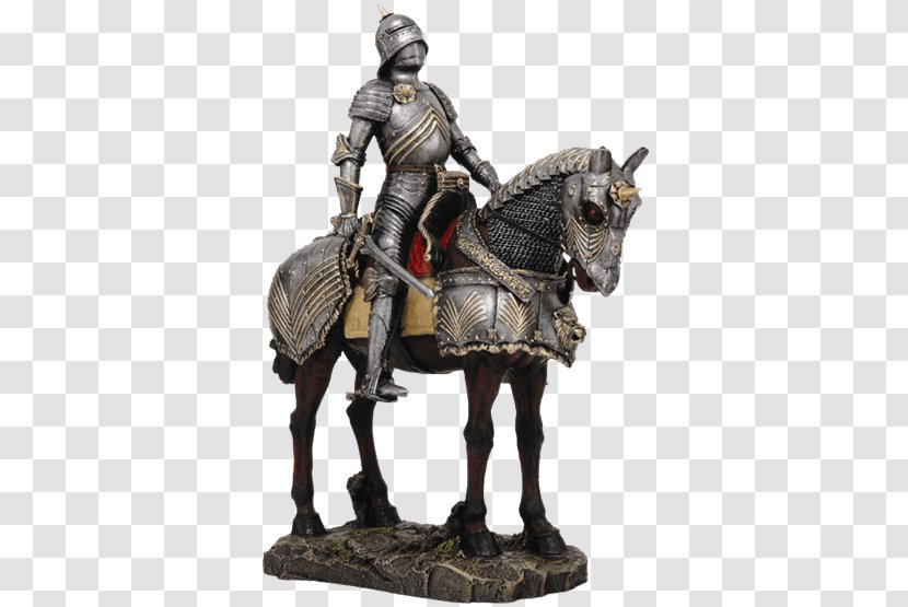 Middle Ages Horse Equestrian Statue Knight Cavalry - Like Mammal Transparent PNG