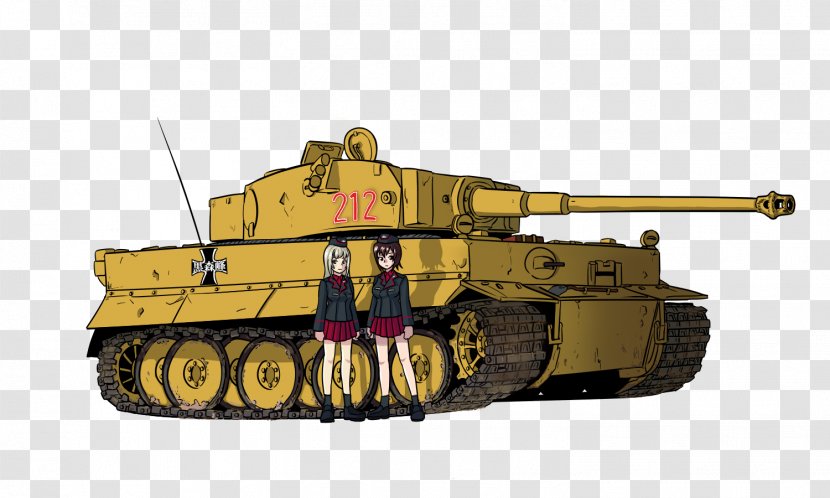 World Of Tanks Blitz Tiger II - Watercolor Transparent PNG