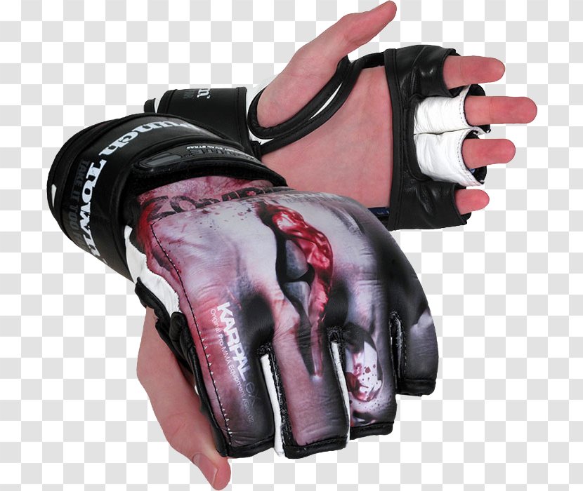 Lacrosse Glove MMA Gloves Mixed Martial Arts Clothing - Silhouette Transparent PNG