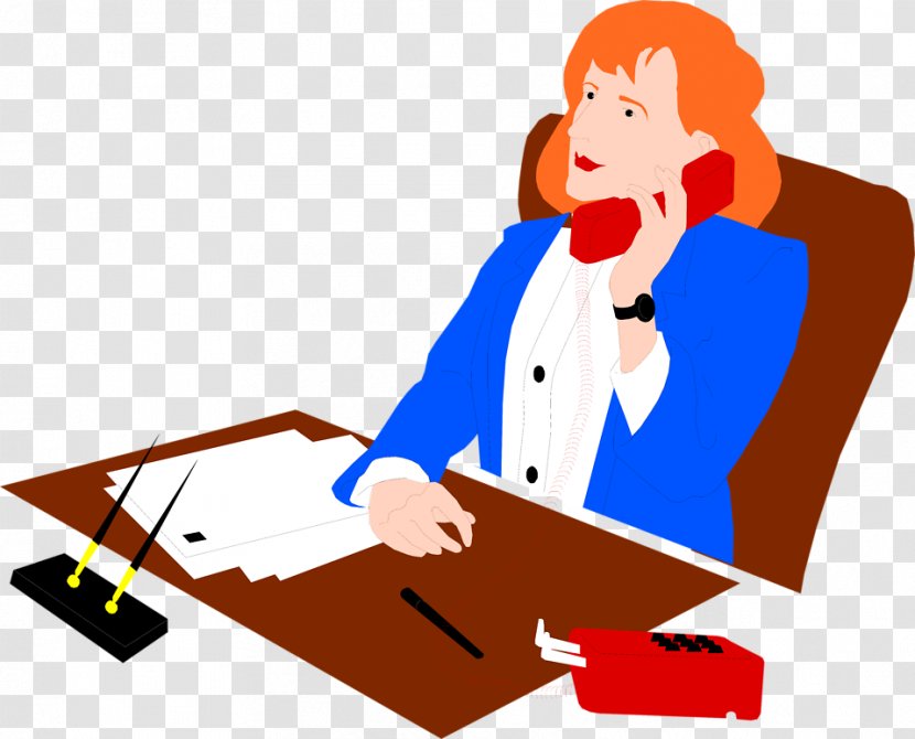 Telephone Interview Job Clip Art - Industry - Business Woman Images Transparent PNG